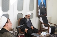 دیدارجمعی از علماء و روحانیت تهران و کرج با آیت الله فاضل لنکرانی (2)