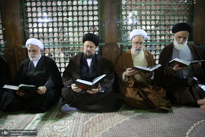 تجدید میثاق رئیس قوه قضاییه و جمعی از اعضای دستگاه قضا با آرمان های حضرت امام خمینی (س)-2