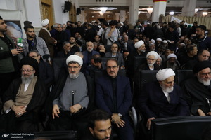 مراسم چهلم شهیدان لاریجانی در حرم مطهر حضرت معصومه (س)