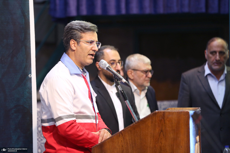 تجدید میثاق جوانان هلال احمر با آرمان‌های امام راحل