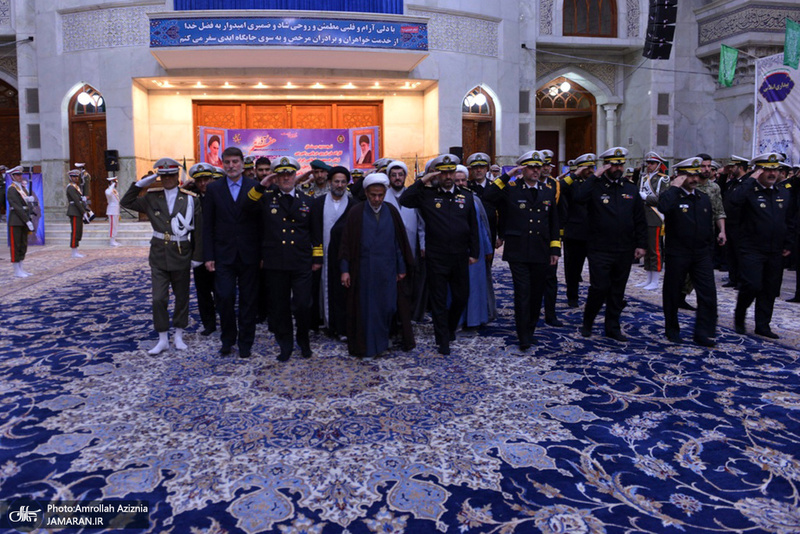 مراسم تجدید میثاق فرماندهان و کارکنان نیروی دریایی با بنیان‌گذار جمهوری اسلامی ایران