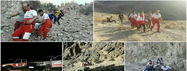 نجات جان زن کوهنورد پس از 10 ساعت تلاش امدادگران هلال احمر