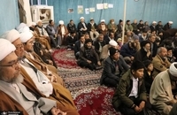 مراسم جشن میلاد امام عصر‌(عج) در دفتر آیت‌الله العظمی فاضلی بهسودی (9)