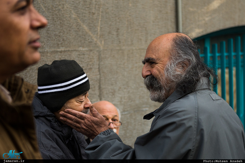 مراسم تشییع مرحوم علی اکبر معین فر