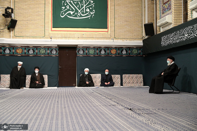 آخرین شب مراسم عزاداری حضرت فاطمه‌زهرا (س) در حسینیه امام خمینی