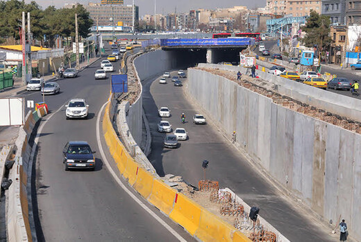 تاثیر زیر گذر کوی نصر بر ترافیک تهران