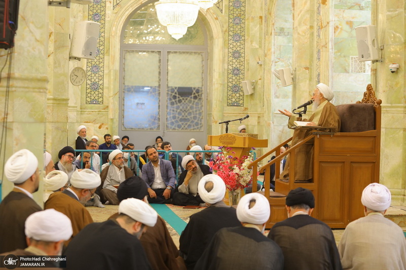 تقدیر از آیت الله العظمی جوادی آملی به‌مناسبت روز معلم‎