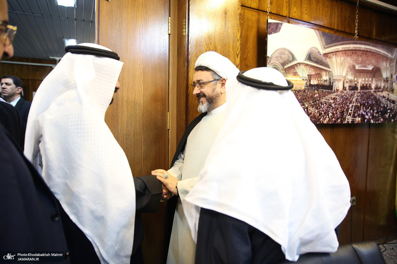 دیدار مزروق فالح الحبینی، رئیس گروه دوستی پارلمانی کویت و ایران با علی کمساری