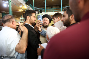 حضور سید حسن خمینی در مرحله دوم انتخابات ریاست جمهوری چهاردهم