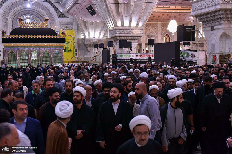 مراسم تشییع و تدفین همسر آیت الله موسوی بجنوردی (ره) -1