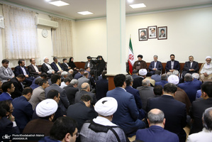 دیدار وزیر، معاونان و مدیران وزارت ارشاد با سید حسن خمینی