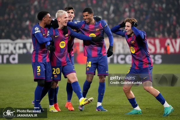 بازگشت بی دردسر بارسلونا به صدر جدول لالیگا