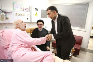 عیادت اقای خاتمی 1