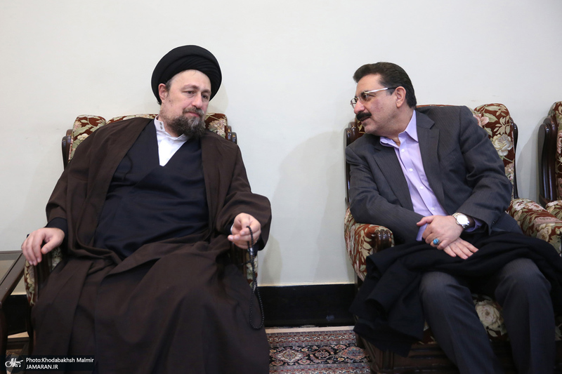 دیدار رئیس و مدیران بنیاد مستضعفان با سید حسن خمینی