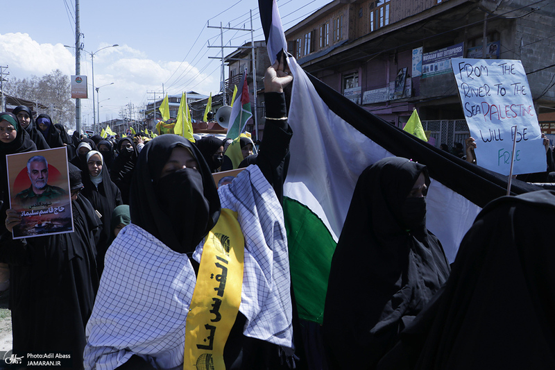 تصاویر اختصاصی جماران از راهپیمایی روز جهانی قدس در کشمیر