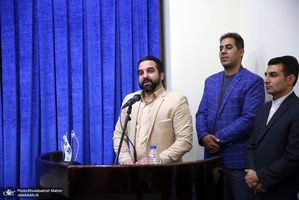 دیدار قهرمانان ،پهلوانان، هنرمندان پیشکسوت با سید حسن خمینی