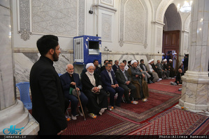 مراسم ختم آیت الله حائری شیرازی(ره) در مدرسه عالی شهید مطهری 