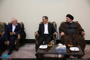 حاشیه تجدید میثاق رییس جمهوری و اعضای هیئت دولت با آرمان های حضرت امام(س)