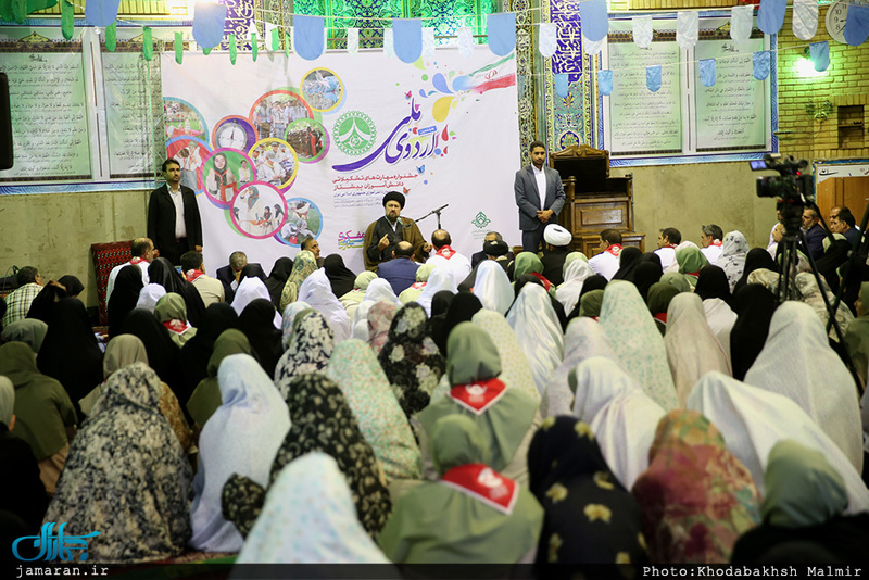 حضور سید حسن خمینی در جشنواره مهارت های تشکیلاتی دانش آموزان 