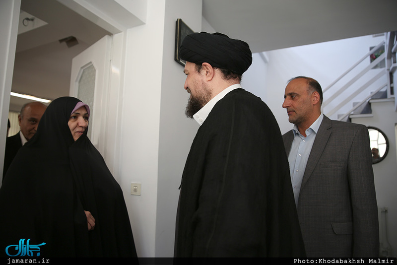 دیدار جمعی از اعضای شورای شهر مشهد با سید حسن خمینی 