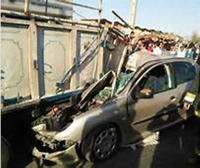 سانحه رانندگی در محور راهجرد - آشتیان 6 کشته برجا گذاشت