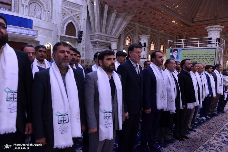 تجدید میثاق سازمان بسیج حقوقدانان کشور با آرمان های حضرت امام خمینی(س)