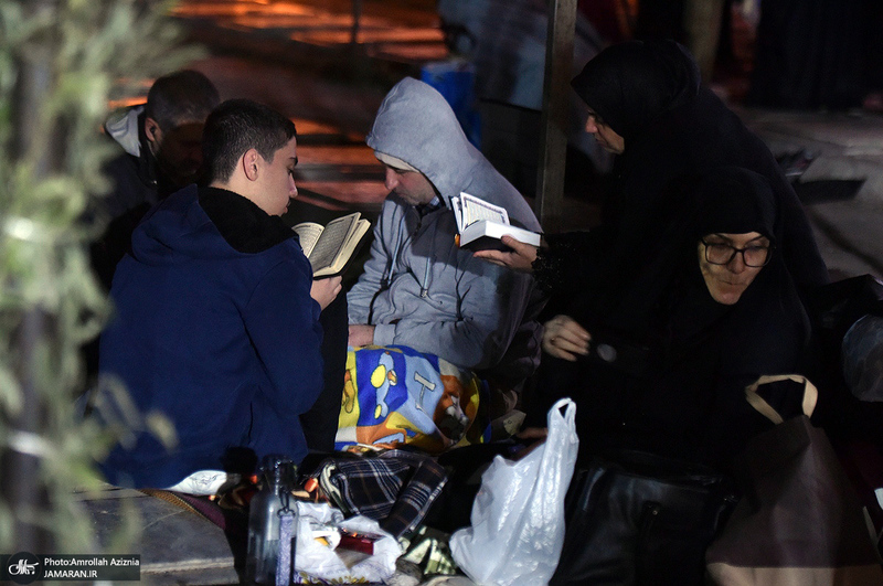 احیای شب بیست و سوم ماه رمضان در گلزار شهدای بهشت زهرا (س)