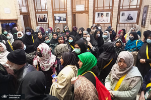 بازدید کاروان های زیارتی کشور پاکستان از بیت امام در نجف