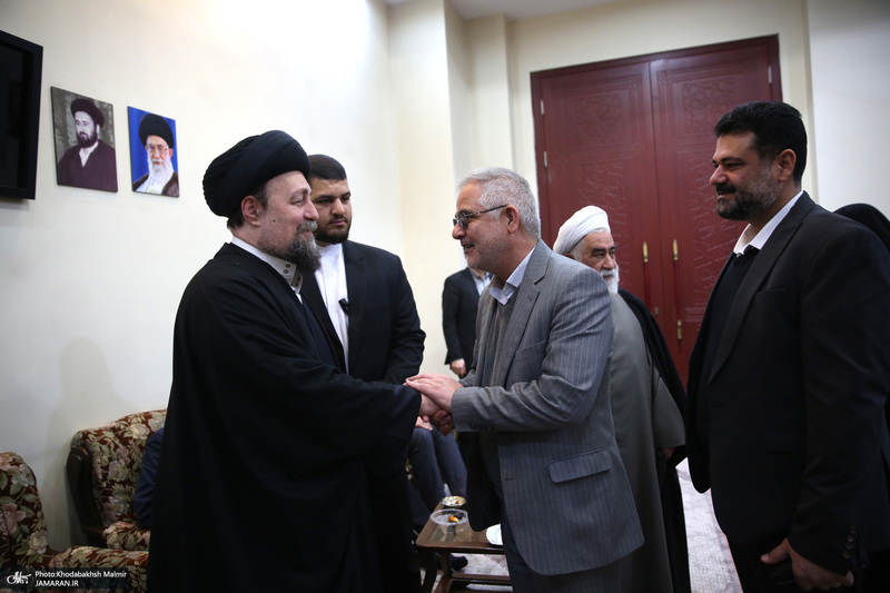 حاشیه دیدار نمایندگان مجلس با سید حسن خمینی