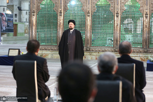 تجدید میثاق رئیس جمهور و اعضای دولت با آرمان های حضرت امام (س)