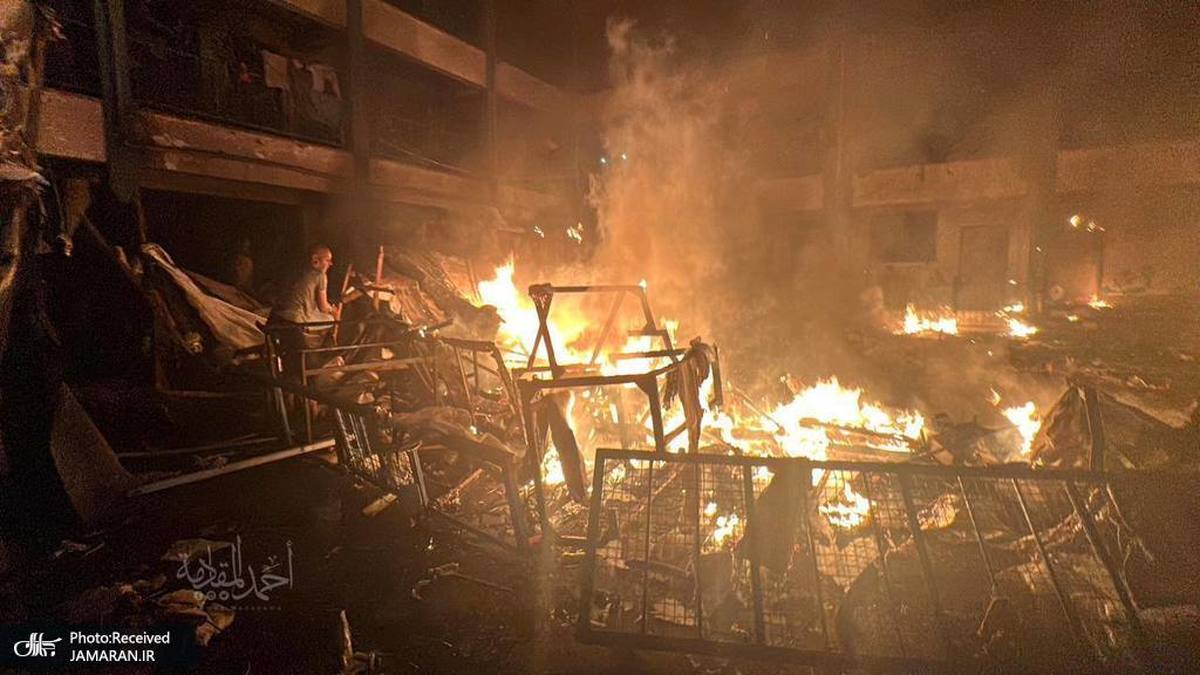 رژیم صهیونیستی یک مدرسه دیگر در غزه را هدف گرفت + عکس و فیلم