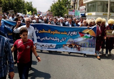 مردم شرق گلستان مرگ بر اسرائیل را در روز قدس فریاد کردند