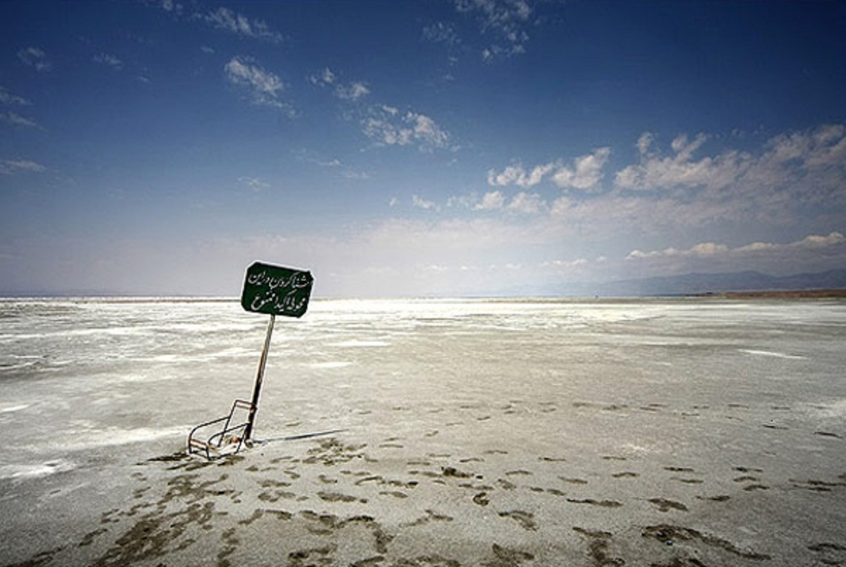 95 درصد از آب دریاچه ارومیه خشک شده است