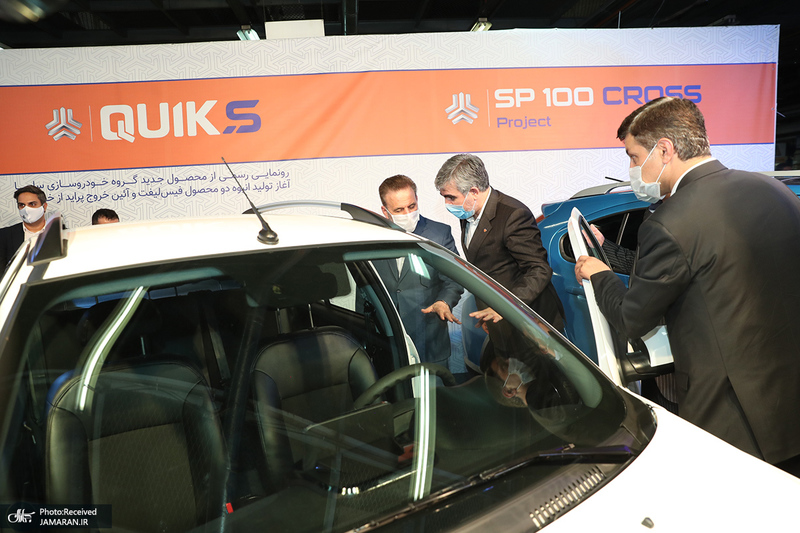 مراسم خروج پراید از خط تولید با حضور رئیس دفتر رئیس جمهوری