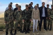 تصاویر جدید از بشار اسد و همسرش در حومه دمشق
