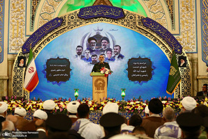 مراسم اولین سالگرد شهادت حجت الاسلام و المسلمین سید ابراهیم رئیسی در حرم مطهر رضوی