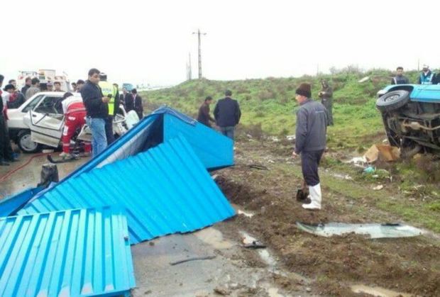 سه نفر در سانحه رانندگی جان باختند