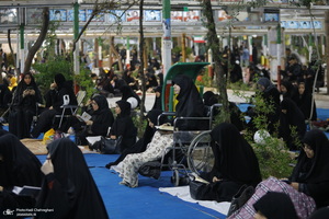 احیای شب بیست و یکم ماه مبارک رمضان در گلزار شهدای قم‎