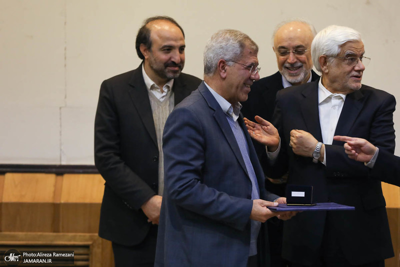 مراسم استاد ممتازی دانشگاه صنعتی شریف با حضور عارف