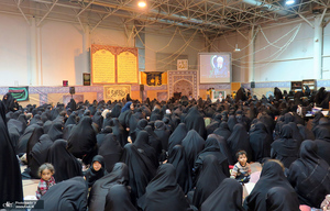 آخرین شب مراسم عزاداری حضرت فاطمه‌زهرا (س) در حسینیه امام خمینی