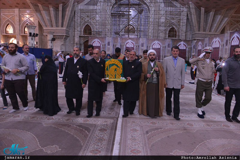 تجدید میثاق کاروان زیر سایه خورشید با امام خمینی(س)