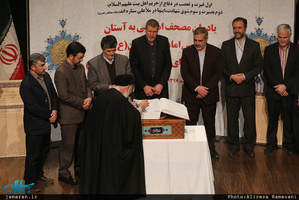 یادمان مصحف اهدایی به آستان مقدس امامین جوادین(ع) به نیابت از شهدای مدافع حرم اهل بیت(ع)