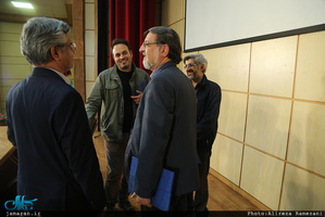 اکران دانشجویی فیلم ترور سرچشمه در دانشگاه علوم پزشکی تهران با حضور محمدرضا بهشتی و محمود صادقی 