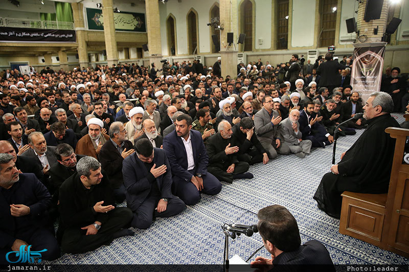 مراسم ترحیم آیت الله هاشمی رفسنجانی در حسینیه امام خمینی(ره)