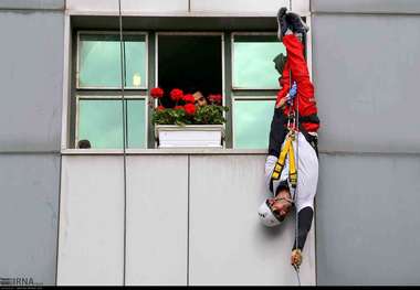 مانور ترکیبی هلال احمر خراسان شمالی برگزار شد