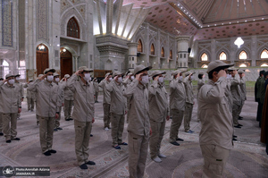 تجدید میثاق فرزندان کارکنان آماد و پشتیبانی سپاه با آرمان‌های حضرت امام(س)