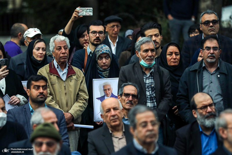 وداع با استاد محمدعلی اسلامی ندوشن در دانشگاه تهران