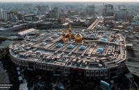 تصاویر هوایی از بین‌الحرمین کربلا در آستانه اربعین (3)