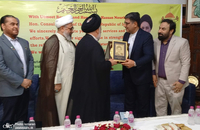 مراسم تودیع سرکنسول کشورمان در کراچی در کتابخانه یادگار امام برگزار شد