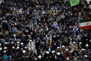 مراسم عزاداری شب شهادت حضرت زهرا(س) در حرم امام خمینی (س)